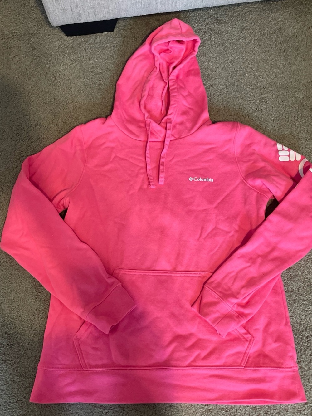 Columbia Hot Pink Hooded Pullover